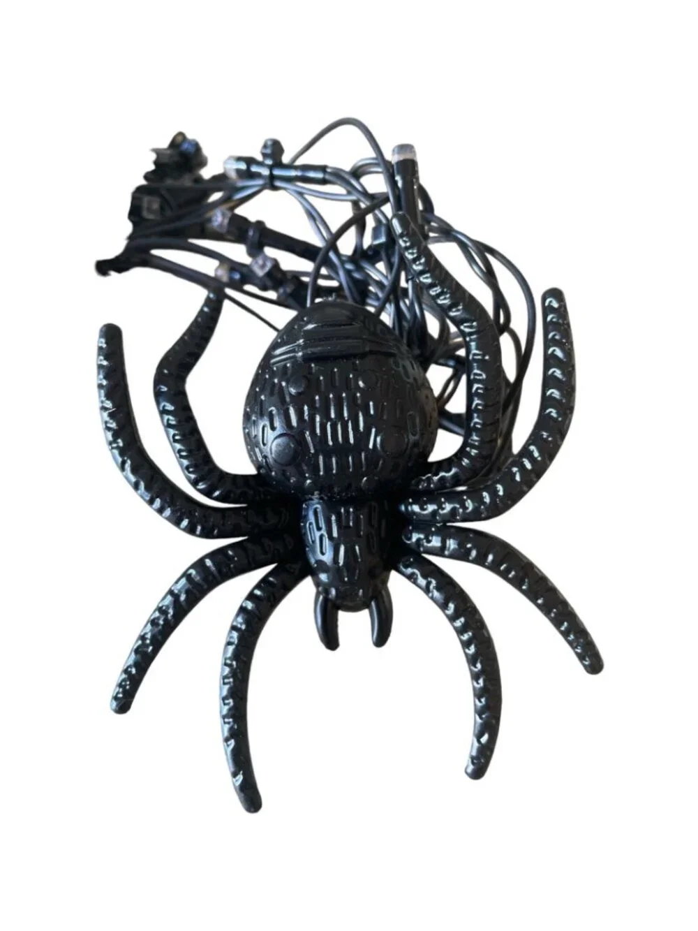 Halloween Spiderweb 60 Led Lights Black Orange new